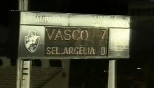ge - Você sabia? Vasco já aplicou goleada histórica na Argélia em São Januário, com show de Romário e companhia