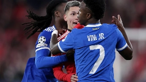 Notícias ao Minuto Brasil - Esporte - Vinicius Jr. denuncia racismo de rival argentino em vitória do Real sobre o Benfica