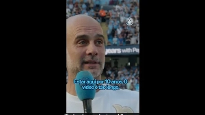 Notícias ao Minuto Brasil - Esporte - Guardiola com voz trêmula na despedida do City: 