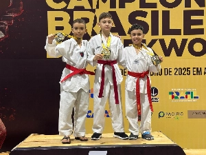 ge - Lutadores do Alto Tietê conquistam seis medalhas no Super Brasileiro de taekwondo