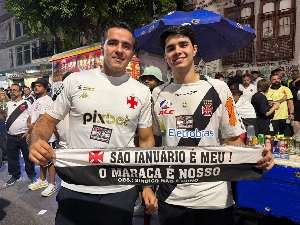 ge - Torcedores do Vasco provocam Flamengo e Fluminense em volta ao Maracanã: 