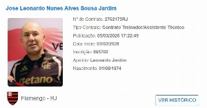 ge - Jardim é regularizado e vai fazer sua estreia no Flamengo na final do Carioca contra o Fluminense