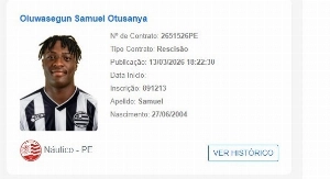 ge - Samuel Otusanya deixa o Náutico e acerta com o Athletic-MG