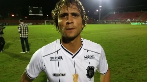 ge - Pepeta relembra gol salvador e meme no último jogo do Rio Branco-ES no Araripe, pela Série D