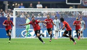 ge - Brilhou a estrela: autor de gol do Egito contra a Argentina tem fama de gols importantes