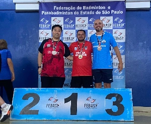 ge - Equipe de Praia Grande estreia no Paulista de badminton com cinco pódios