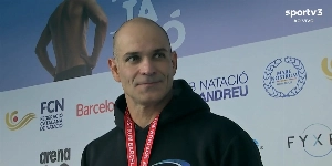 ge - Aos 46 anos, Nicholas Santos conquista a medalha de bronze no Mare Nostrum em Barcelona