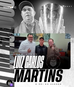 ge - União Barbarense anuncia técnico Luiz Carlos Martins, conhecido como 