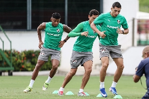 ge - Hércules se recupera de dores no púbis e participa de treino do Fluminense