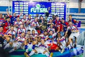 ge - Tricolor, tricampeã! Em jogo dramático, Itabaiana empata com Pinhão e conquista Copa TV Sergipe de Futsal