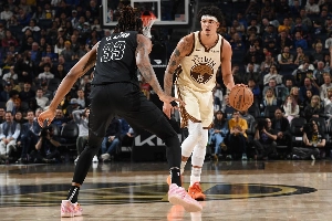 ge - Gui Santos é cestinha pela primeira vez, faz 31 pontos, e Warriors vencem Nets por 109 a 106