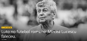 ge - Técnico da seleção da Romênia, Mircea Lucescu morre dias depois da repescagem
