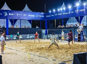 ge - Brasil e Itália dominam torneio internacional de Beach Tennis em Mato Grosso