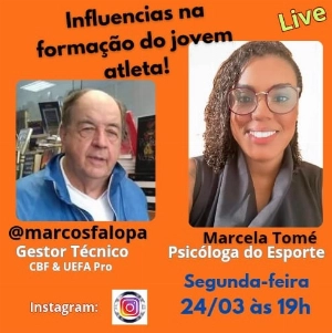 Terceiro Tempo - Milton Neves - A psicóloga Marcela Tomé é a convidada de Marcos Falopa na live desta segunda-feira - Notícias - Terceiro Tempo