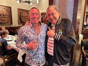 Terceiro Tempo - Milton Neves - O dia em que Milton Neves encontrou o lendário lutador Georges St. Pierre no Fogo de Chão de Miami - Notícias - Terceiro Tempo