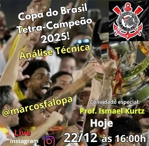 Terceiro Tempo - Milton Neves - Copa do Brasil será o tema da live entre Marcos Falopa e Ismael Kurtz - Notícias - Terceiro Tempo