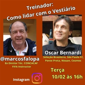 Terceiro Tempo - Milton Neves - Oscar Bernardi estará na live de Marcos Falopa nesta terça-feira - Notícias - Terceiro Tempo