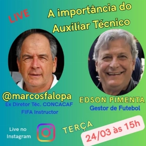 Terceiro Tempo - Milton Neves - Edson Pimenta  é o convidado de Marcos Falopa na live desta terça-feira - Notícias - Terceiro Tempo