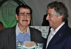 Terceiro Tempo - Milton Neves - Uma foto, uma história! O saudoso Oberdan Cattani ao lado de Paulo Nobre, ex-presidente do Palmeiras - Notícias - Terceiro Tempo
