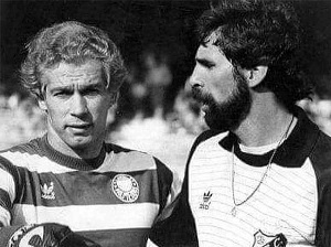 Terceiro Tempo - Milton Neves - Uma foto, uma história! Encontro de Leão e Rodolfo Rodrigues no 'Clássico da Saudade' - Notícias - Terceiro Tempo