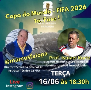 Terceiro Tempo - Milton Neves - Primeiros jogos da Copa do Mundo em debate na live de Marcos Falopa com a participação de Ismael Kurtz - Notícias - Terceiro Tempo