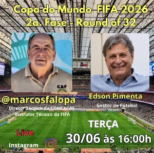 Terceiro Tempo - Milton Neves - Prof. Edson Pimenta  é o convidado do treinador Marcos Falopa na live desta terça-feira - Notícias - Terceiro Tempo