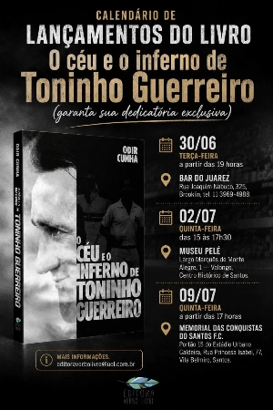 Terceiro Tempo - Milton Neves - Odir Cunha lança nova obra sobre Toninho Guerreiro com três sessões de autógrafos - Notícias - Terceiro Tempo