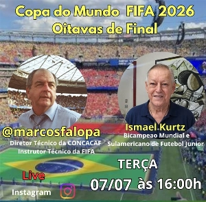 Terceiro Tempo - Milton Neves - As oitavas de final em debate na live de Marcos Falopa com a participação de Ismael Kurtz - Notícias - Terceiro Tempo