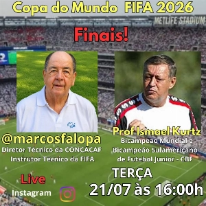 Terceiro Tempo - Milton Neves - A Espanha bicampeã e outros aspectos da Copa do Mundo na live de Marcos Falopa com  Ismael Kurtz - Notícias - Terceiro Tempo