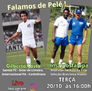 Terceiro Tempo - Milton Neves - Gilberto Costa estará na live de Marcos Falopa; Pelé será o tema do encontro - Notícias - Terceiro Tempo