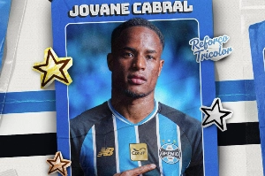 Notícias ogol.com.br - Atacante da seleção de Cabo Verde  é oficializado no Grêmio