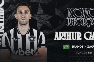 Notícias ogol.com.br - Botafogo confirma a contratação de Arthur Chaves, repatriado da Bundesliga