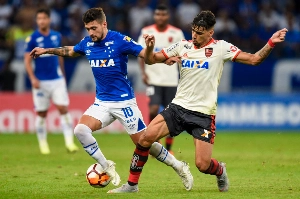 Notícias ogol.com.br - Único Cruzeiro x Flamengo na Libertadores teve Arrascaeta x Paquetá e Thiago Neves decisivo