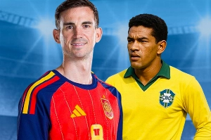 Notícias ogol.com.br - Invicto pela Espanha, Fabián Ruiz iguala marca impressionante de Garrincha