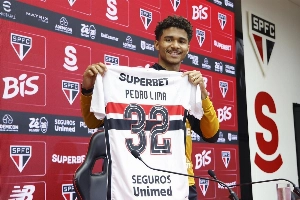 Notícias ogol.com.br - Apresentado no São Paulo, Pedro Lima lembra dispensa na base do clube: 'Fiquei triste'
