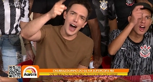 ge - Torcedores do Corinthians acompanharam o jogo com torcedores do Palmeiras e do Santos na Supercopa do Rei