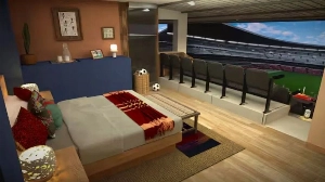 UmDois Esportes: Notícias do esporte paranaense e brasileiro - Airbnb exclusivo fica dentro de estádio histórico da Copa do Mundo 2026