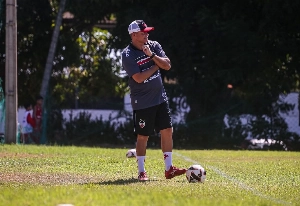 ge - Marcinho avalia rodízio de atletas do River-PI em teste na pré-temporada: 