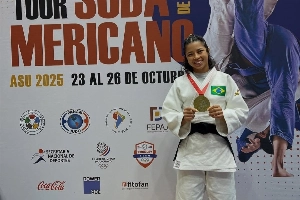 ge - Yasmim Lima conquista medalha de ouro no Sul-Americano de Judô