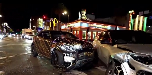 ge - Lutador do UFC se envolve em acidente de carro durante live; veja vídeo