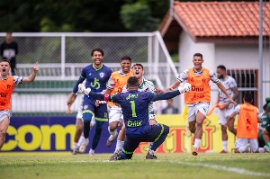 ge - Ray, do Fluminense-PI, destaca atuação de Mauro e cita desgaste após classificação na Copa do Brasil