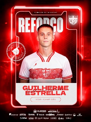 ge - CRB oficializa contratação do meia Guilherme Estrella, do Vasco