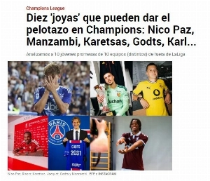 ge - Nico Paz, destaque da Copa e joia do Bayern: jornal aponta jovens para explodir na Champions