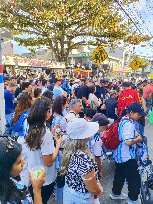 ge - Confira a festa da final da Copa do Mundo na praia mais argentina do Brasil