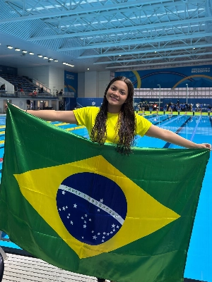 ge - Nadadora amazonense fecha na 6ª colocação dos 1.500m livre da Copa Pacífico, no Chile